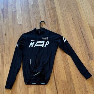 MAAP Men's Black thermal Cycling Jersey great condition